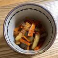 しろくお's cooksnap of when they made ちくわ･こんにゃく･人参で☆きんぴら！.