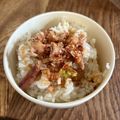 むら田's cooksnap of when they made イカの塩辛わさび丼.