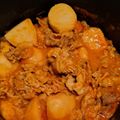 ☆まりもキッチン☆'s cooksnap of when they made ●豚ばら肉と里芋のみそ野菜ジュース煮●.