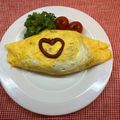 horseland's cooksnap of when they made チキンライスでオムライス♡炊飯器.