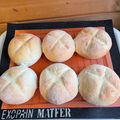 ぱせのん's cooksnap of when they made 30分で完成!？不思議パンの米粉丸パン.