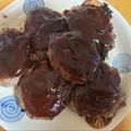 柴犬のお顔☆'s cooksnap of when they made 簡単☆我が家のハンバーグ♡.