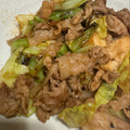 クックU3V1J5☆'s cooksnap of when they made 厚揚げと豚コマの焼肉タレ焼き.