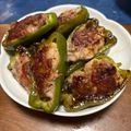 こつぶはゆっちー's cooksnap of when they made 豚こまピーマンの甘辛肉詰め.