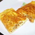 タワ師's cooksnap of when they made うちの納豆オムレツ.