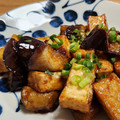 にっき。's cooksnap of when they made ご飯すすむ☆なすと厚揚げのあまから炒め☆.
