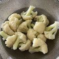 pali's cooksnap of when they made カリフラワーの茹で方.