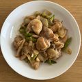 メイプルママ☆'s cooksnap of when they made 鶏もも肉とアスパラの和風バター醬油炒め.