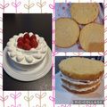 ほか弁ママ's cooksnap of when they made しっとりふわふわスポンジケーキ(共立て).