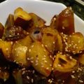 つぅ's cooksnap of when they made 簡単☆揚げずにカリカリ大学芋.