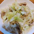 ナンキンハゼ's cooksnap of when they made キャベツと舞茸の作り置きサラダ。.
