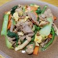 クックHBQ370☆'s cooksnap of when they made 豚肉&卵&小松菜のオイスター炒め♪.