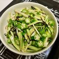 卯月のうさぎ２０１４'s cooksnap of when they made 簡単！オクラときゅうりのネバネバサラダ！.