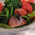 あゆたっくん's cooksnap of when they made ピリ辛！ほうれん草とトマトのナムル☆.