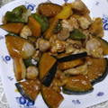 クック6DDPP8☆'s cooksnap of when they made 簡単おかず！鶏もも肉とかぼちゃの甘酢炒め.