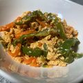 莓ﾐﾙｸ's cooksnap of when they made ピーマンとにんじんと卵の洋風きんぴら.