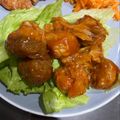 。かのこ。's cooksnap of when they made 業務スーパーの肉団子で！簡単甘酢あん★.