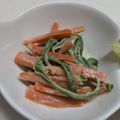 新妻あや's cooksnap of when they made ピーマンとにんじんの胡麻味噌和え.