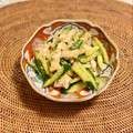 コムギ大好き's cooksnap of when they made ＊鶏ムネ肉と胡瓜のからしごま和え＊.