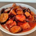 まめたん's cooksnap of when they made 甘酢餡たっぷり☆茄子と豚バラボールの酢豚.