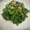 TeaChan214's cooksnap of when they made 菜の花の梅ごま和え☆.