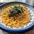 Faiza's cooksnap of when they made うに醤油で♪うにのクリームパスタ.
