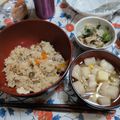 きみちゃんのクックP's cooksnap of when they made 簡単激ウマ！鶏肉としめじの炊き込みご飯.