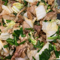 いちご帽子's cooksnap of when they made 豚こまと白菜とニラの中華炒め.