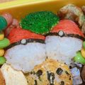 meimaman's cooksnap of when they made 子供と作る♪　モンスターボールおにぎり.
