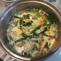 nayurinoまま's cooksnap of when they made ニラ卵中華スープ.