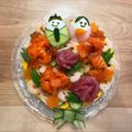 おりぼぶ's cooksnap of when they made ちらし寿司ケーキ.