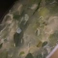 MULA's cooksnap of when they made ごま油香るふんわり卵レタスねぎのスープ.
