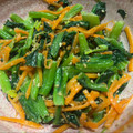 もりもっこ's cooksnap of when they made うちのド定番☆小松菜とにんじんのごま和え.