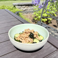 ladyoscar's cooksnap of when they made 給食の味*きゅうりとわかめとツナの酢の物.