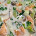 ドラちゃん♪'s cooksnap of when they made 豆乳de白菜と鮭のクリーム煮.