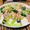 料理男子部🍻's cooksnap of when they made 豆腐と卵の小松菜かにかまあんかけ.