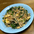 ちぃ's cooksnap of when they made ニラ玉もやし【ほんだしだけで簡単】.