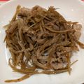 つぽんず's cooksnap of when they made ごま香る♪牛蒡と豚肉・舞茸の簡単炒め煮♡.