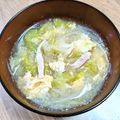 ＊なぁ＊'s cooksnap of when they made ♪レタスとベーコンの胡麻スープ♪中華風♪.