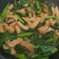 ももちゃんまこちゃん's cooksnap of when they made 小松菜と油揚げの煮浸し♪簡単だしが決めて.