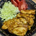 Meg☆0725's cooksnap of when they made 鶏胸肉のやわらかカレー照り焼き❤.