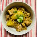 チェックのミニくま's cooksnap of when they made さつま芋と鶏肉の甜麺醤煮.