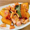 あっちゃんキッチン♪'s cooksnap of when they made かぼちゃとベーコンの洋風煮物♪バター風味.