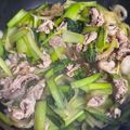 mai＊ぴょん♡'s cooksnap of when they made ごはん２杯は確実！豚肉と小松菜炒め☆.