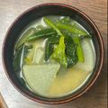 クックCSM8JW☆'s cooksnap of when they made 大根ほうれん草の味噌汁.