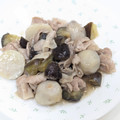 てらさわん's cooksnap of when they made だしの素で簡単！里芋となすと豚肉の煮物.