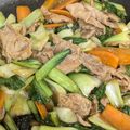 ひぃちゃんひー's cooksnap of when they made チンゲン菜と豚肉のオイスターソース炒め.