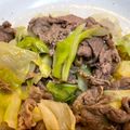 モミ太くん's cooksnap of when they made 牛肉ともやしとキャベツの塩炒め.