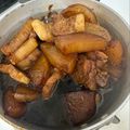 クックRQ1U3I☆'s cooksnap of when they made 圧力鍋なし(^ω^)こってり豚バラ大根.