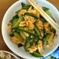 jj0819's cooksnap of when they made 意外に合う！きゅうりとたまごの炒め物.